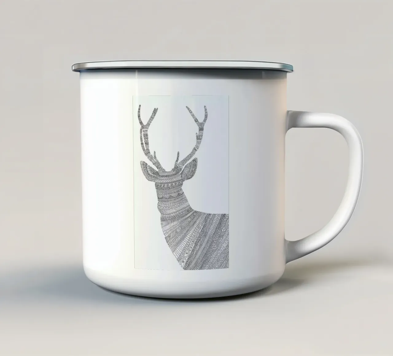 Stag 01 tazza in smalto da Florent Bodart