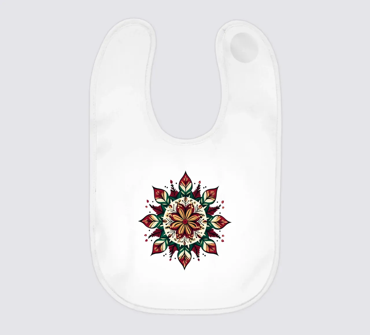 Mandala di Natale bavaglino da Spiritual Touch