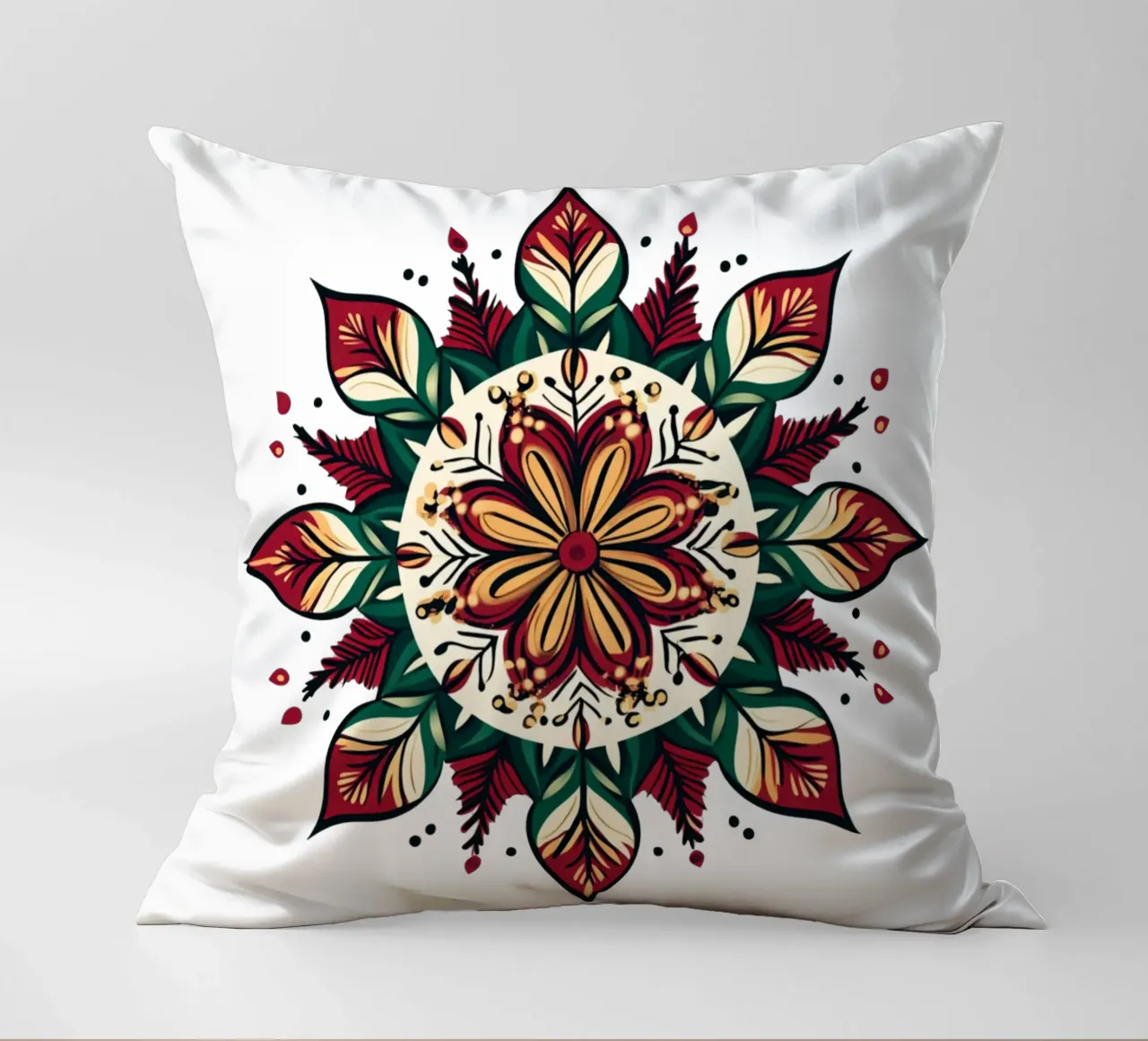 Mandala di Natale cuscino da Spiritual Touch