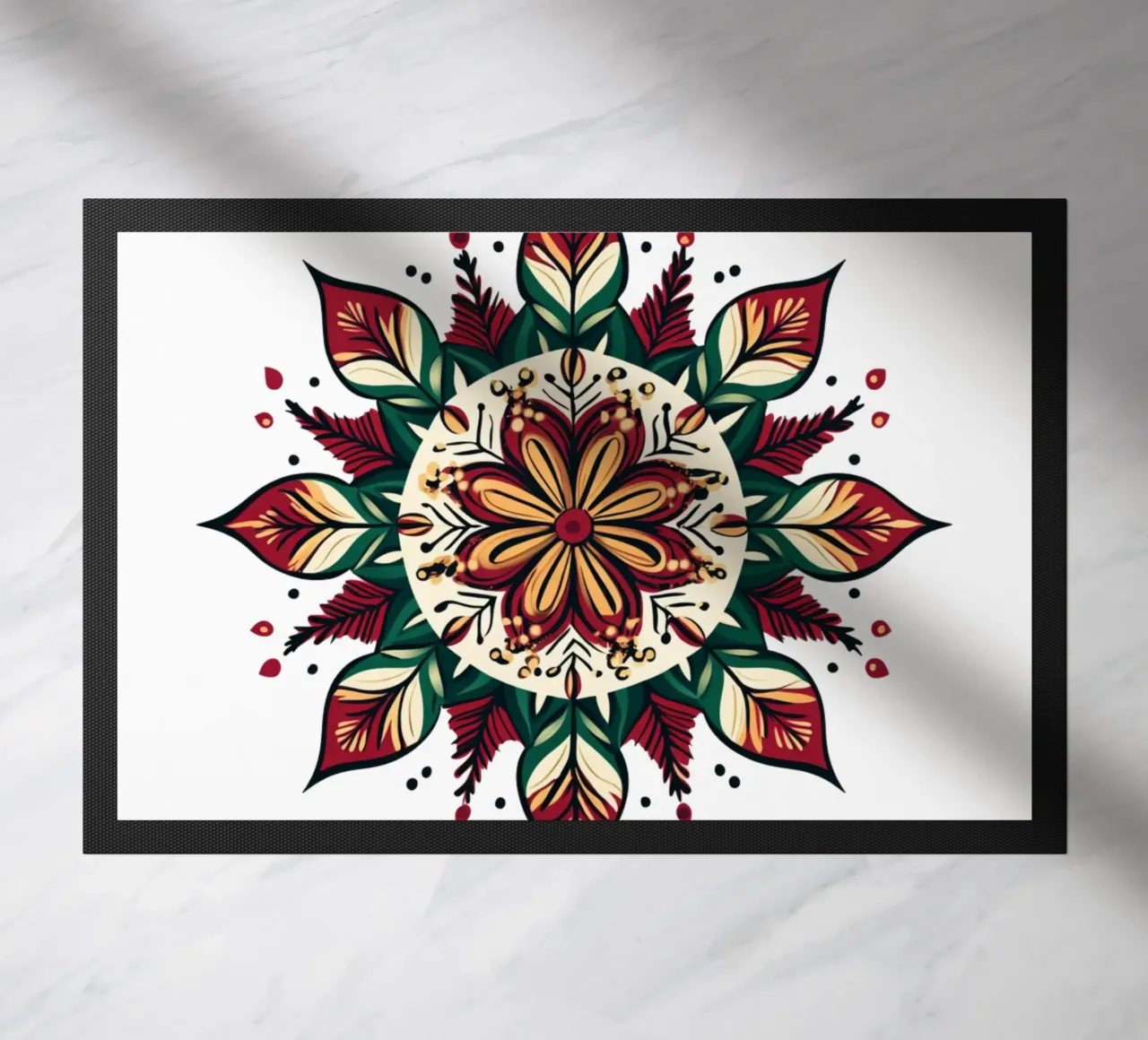 Mandala di Natale zerbino da Spiritual Touch