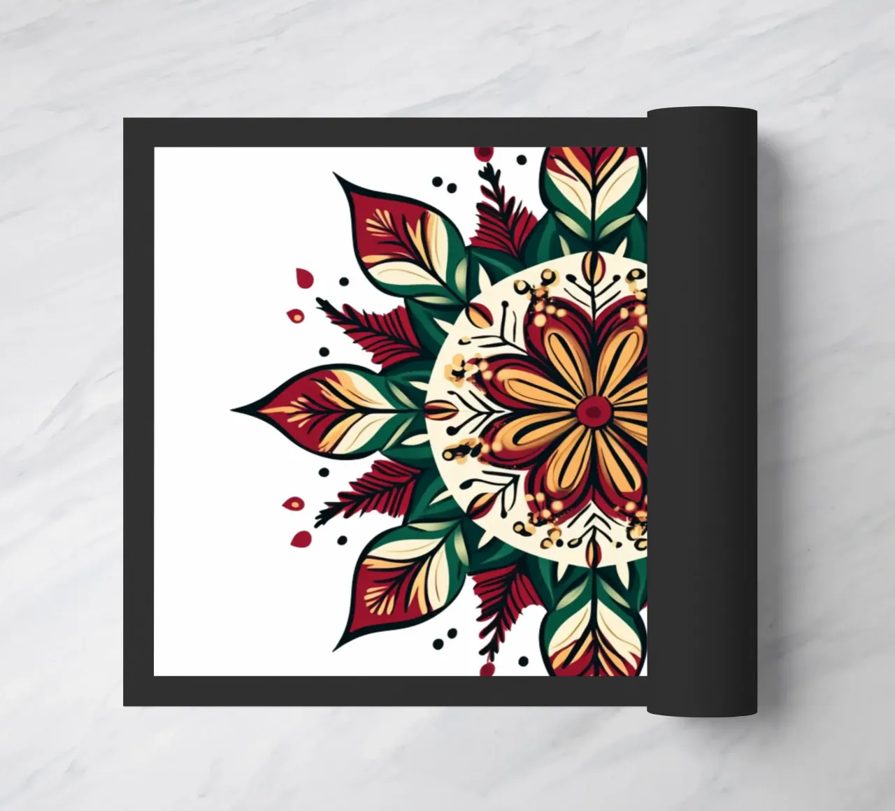 Mandala di Natale zerbino da Spiritual Touch