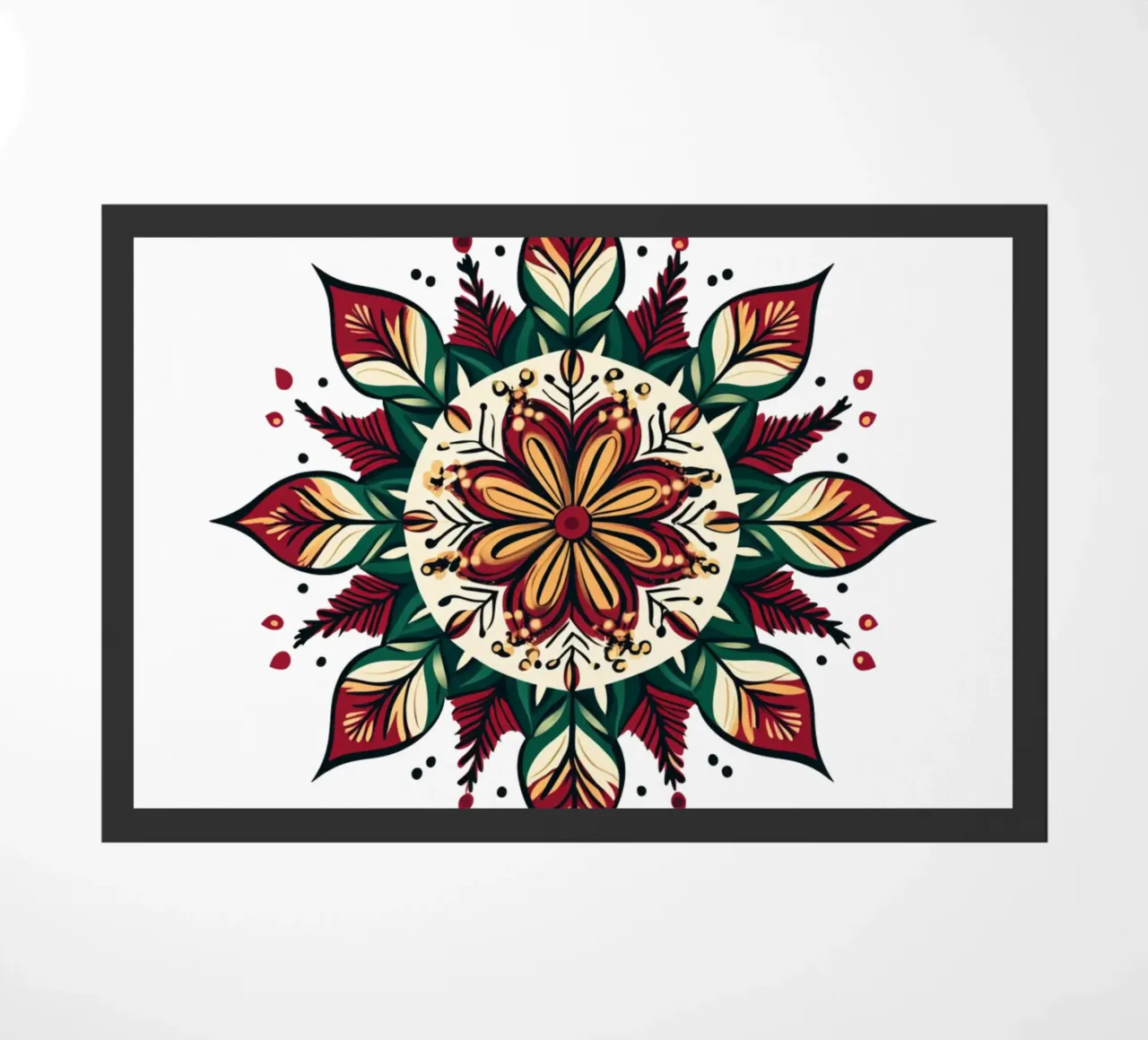 Mandala di Natale zerbino da Spiritual Touch