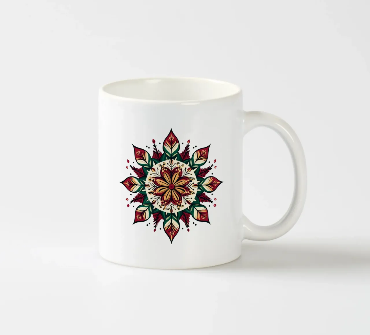 Mandala di Natale tazza in ceramica da Spiritual Touch