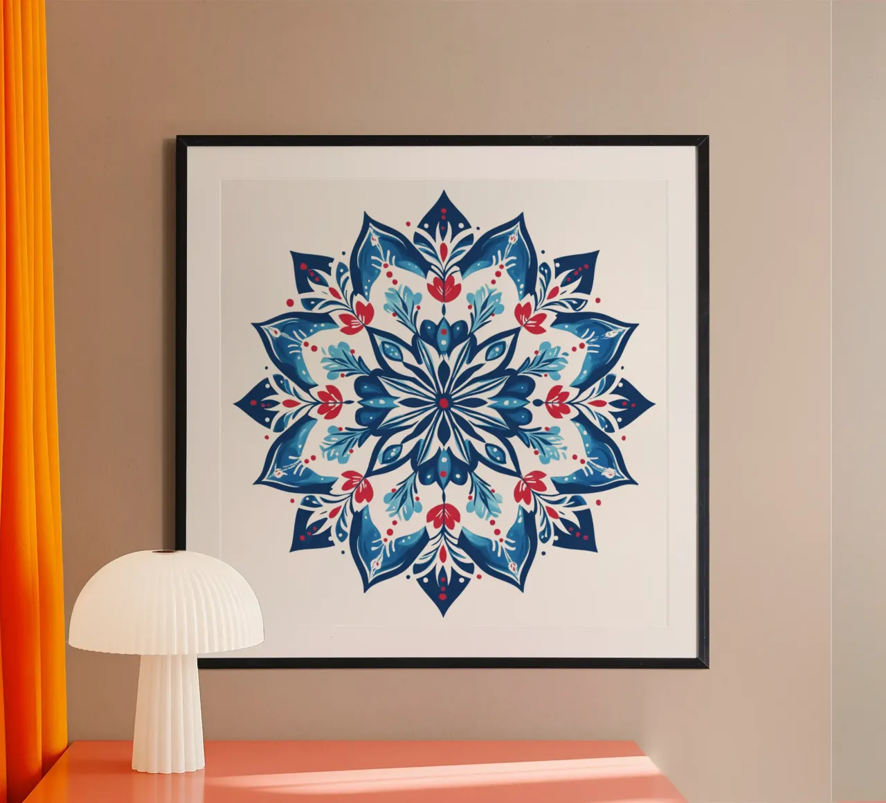 Christmas Mandala poster by Spiritual Touch