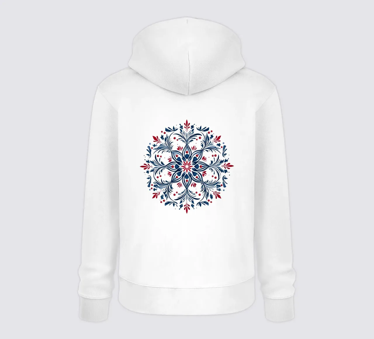 Mandala di Natale felpa con cappuccio da Spiritual Touch