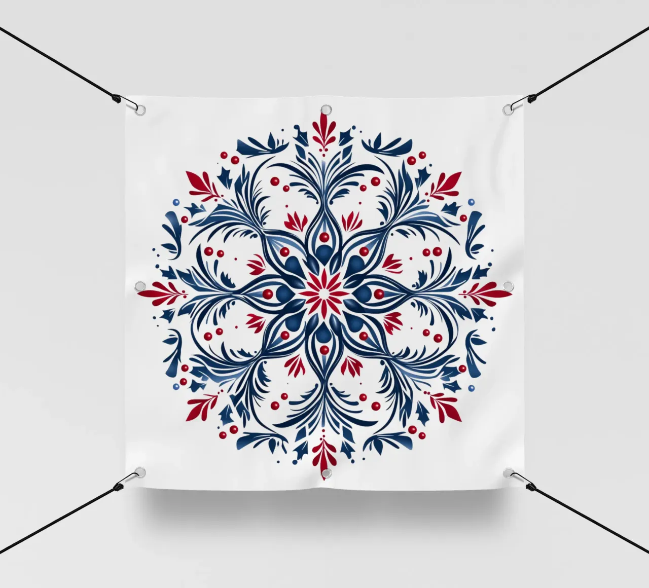 Mandala di Natale telo in pvc da Spiritual Touch