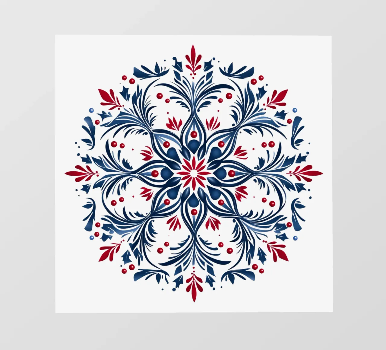 Mandala di Natale telo in pvc da Spiritual Touch