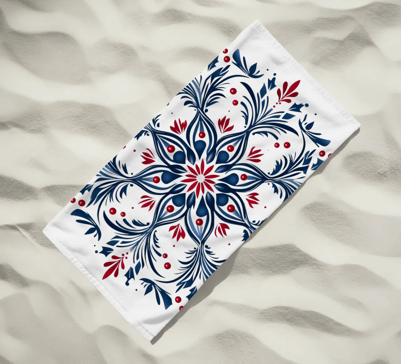 Mandala di Natale telo mare da Spiritual Touch