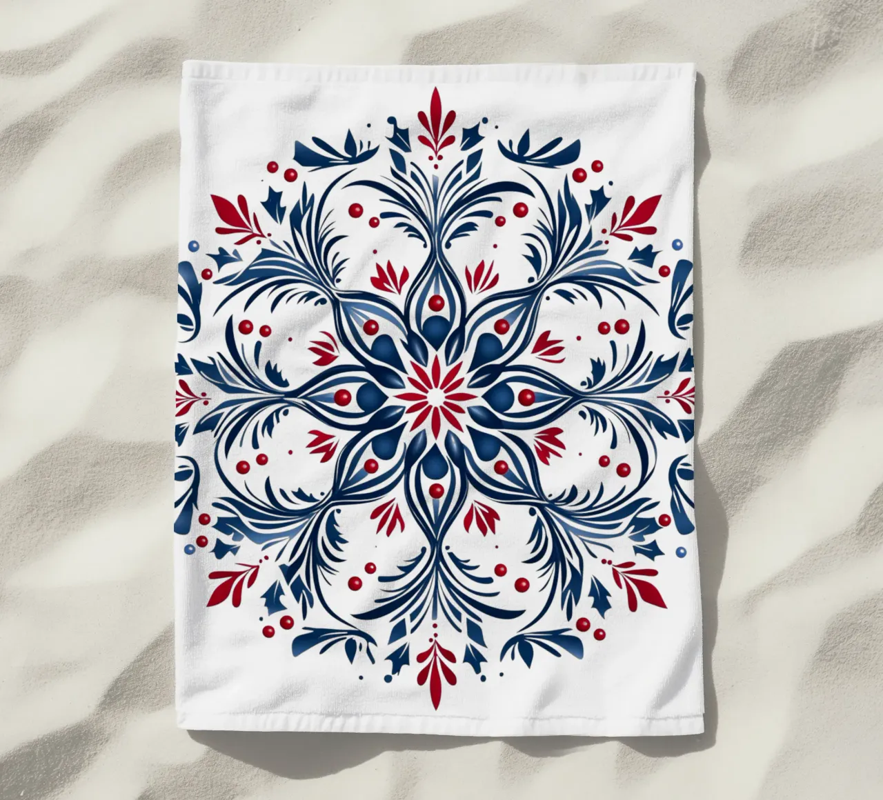 Mandala di Natale telo mare da Spiritual Touch