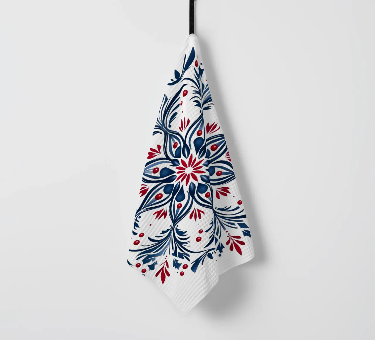 Christmas Mandala tea towel by Spiritual Touch