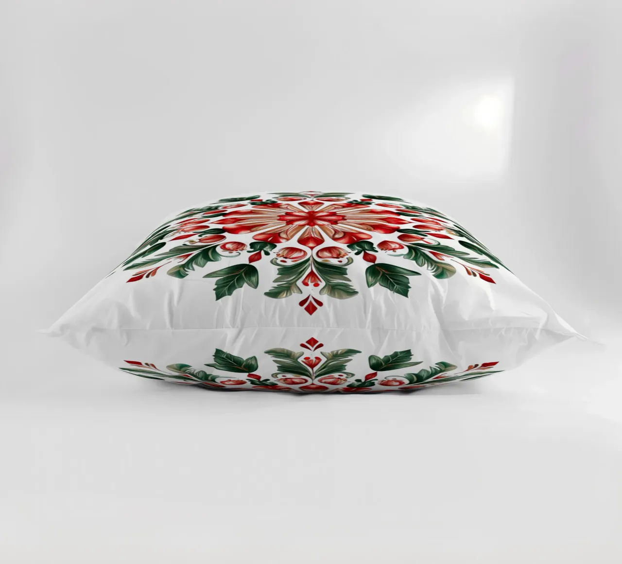 Christmas Mandala decorative cushion by Spiritual Touch