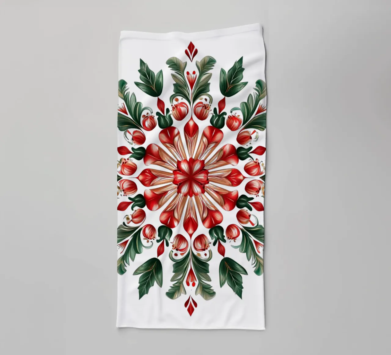 Christmas Mandala towel by Spiritual Touch