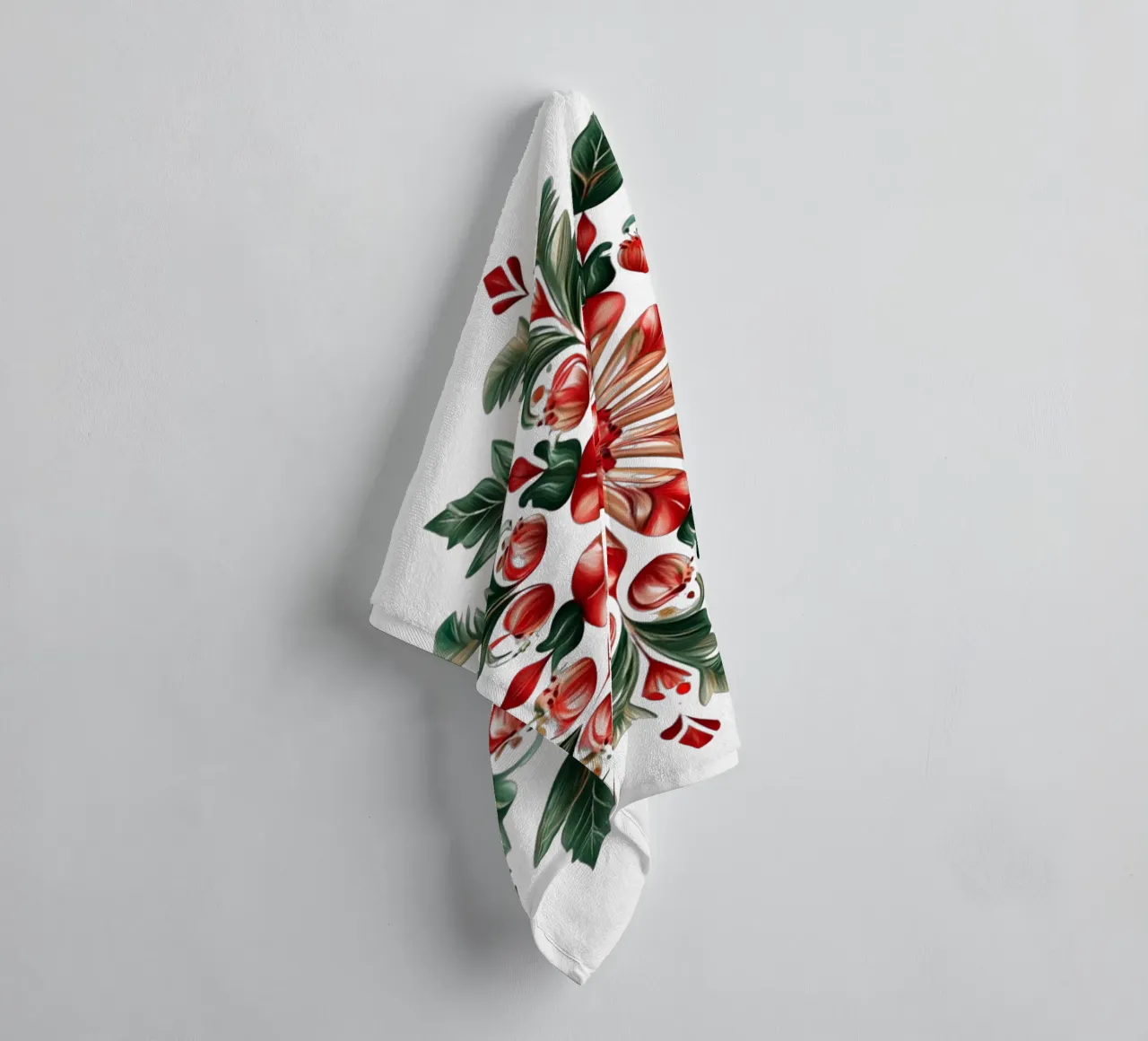 Christmas Mandala towel by Spiritual Touch