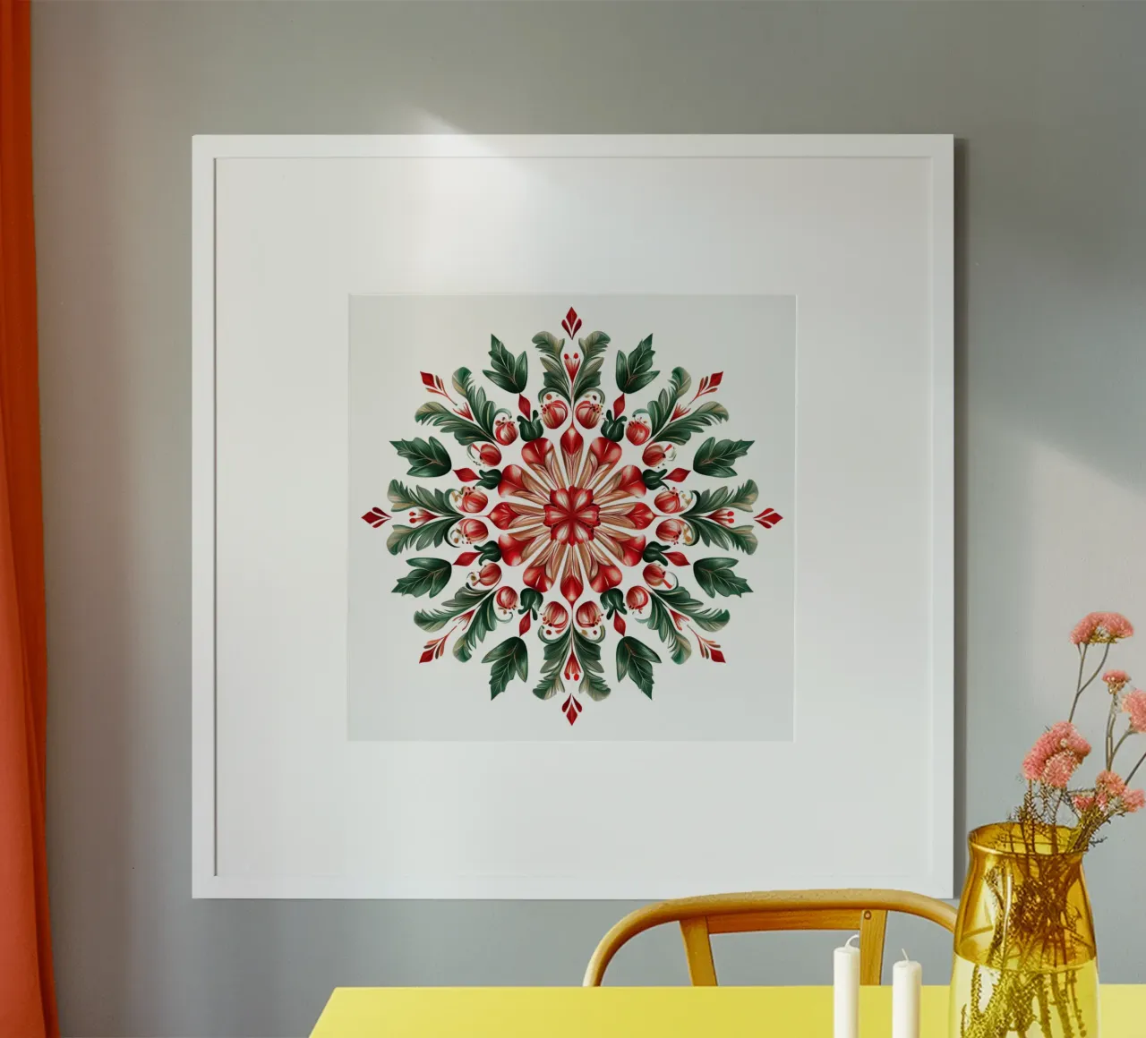 Christmas Mandala hahnemühle by Spiritual Touch