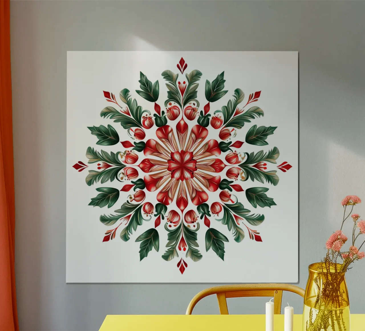 Christmas Mandala hahnemühle by Spiritual Touch