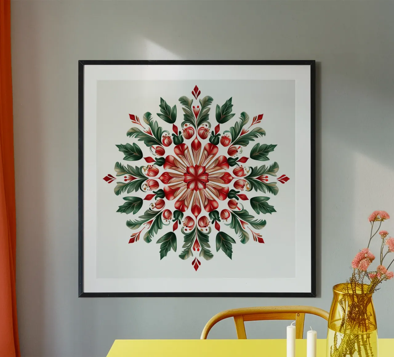 Christmas Mandala hahnemühle by Spiritual Touch
