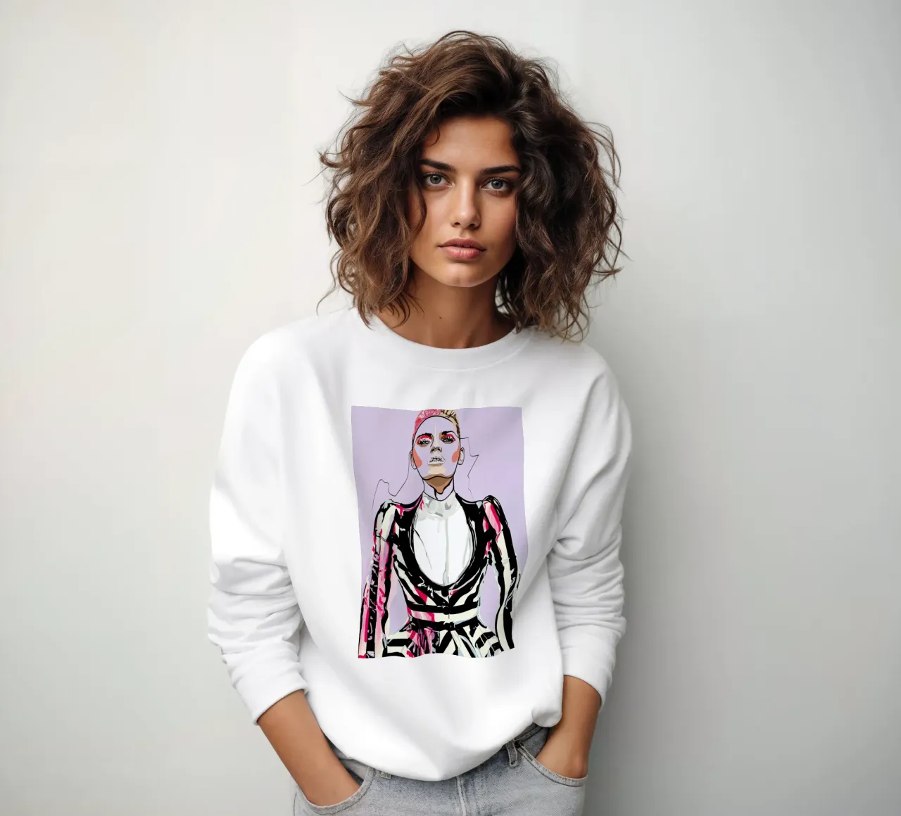 Pretty in Pink 3 sweatshirt by Marcell Naubert