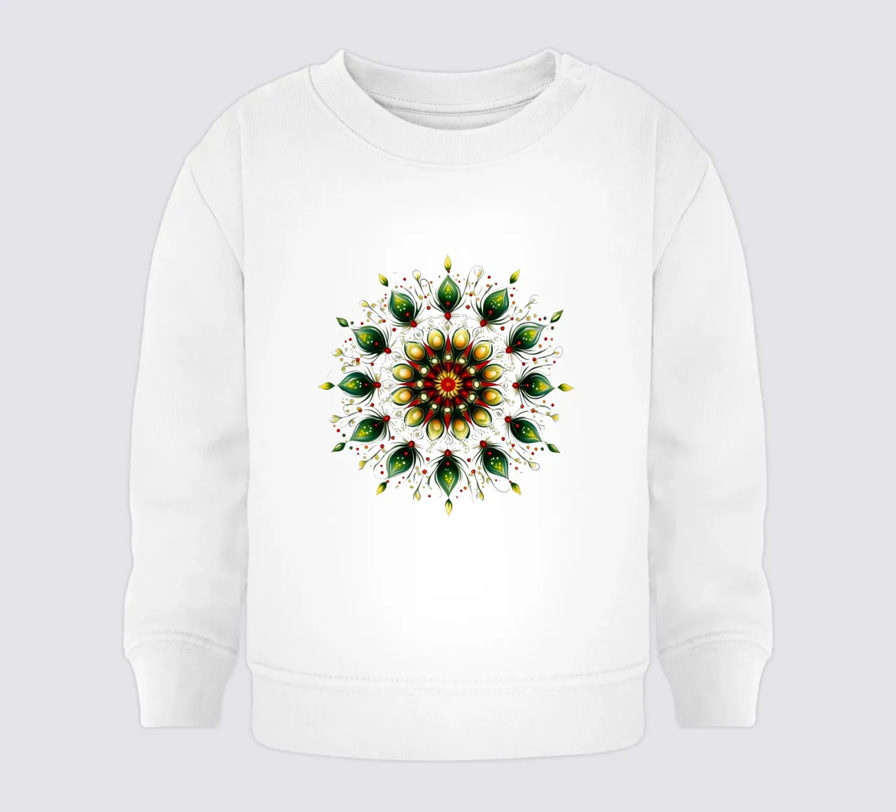 Mandala di Natale felpa neonato da Spiritual Touch