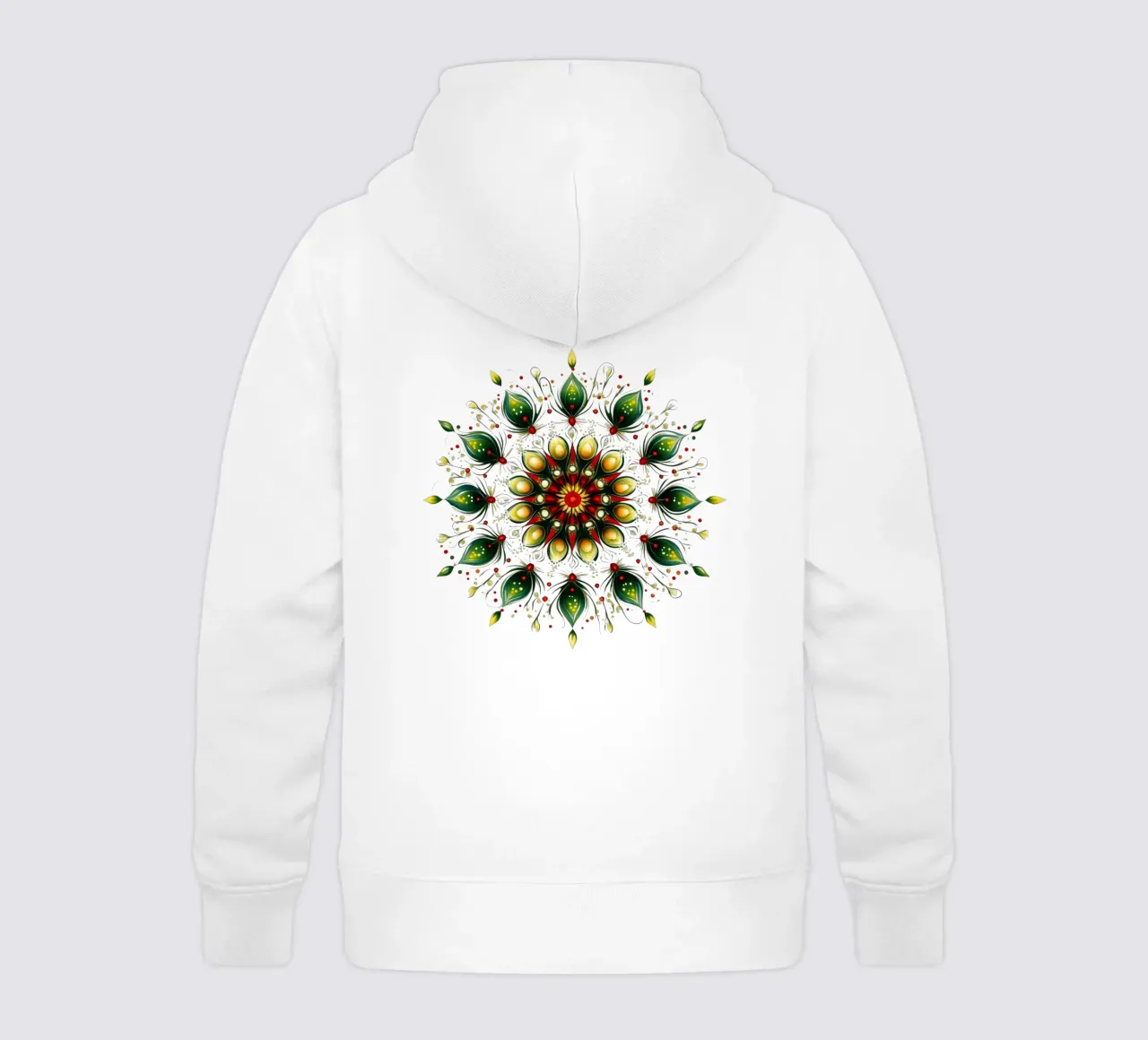 Mandala di Natale felpa bambino con cappuccio da Spiritual Touch