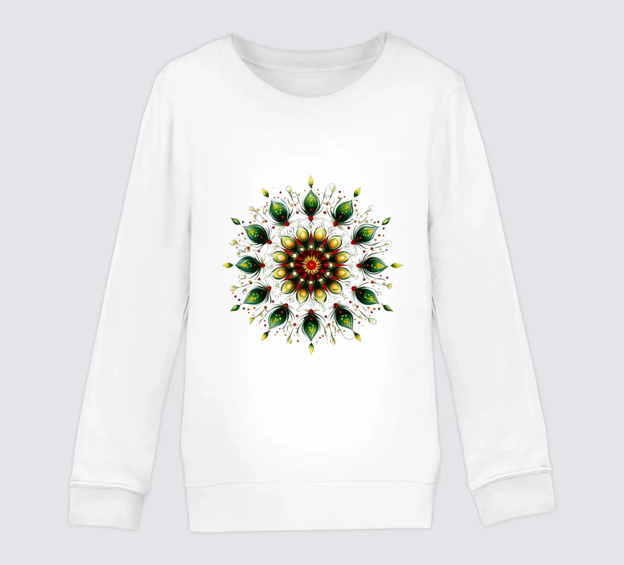 Christmas Mandala kids sweatshirt by Spiritual Touch