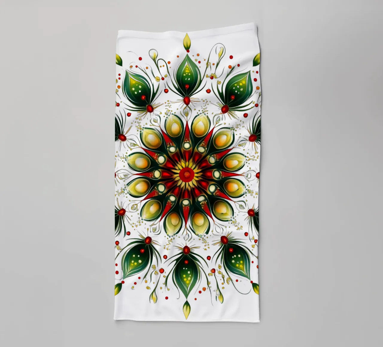 Mandala de Noël serviette de bain de Spiritual Touch