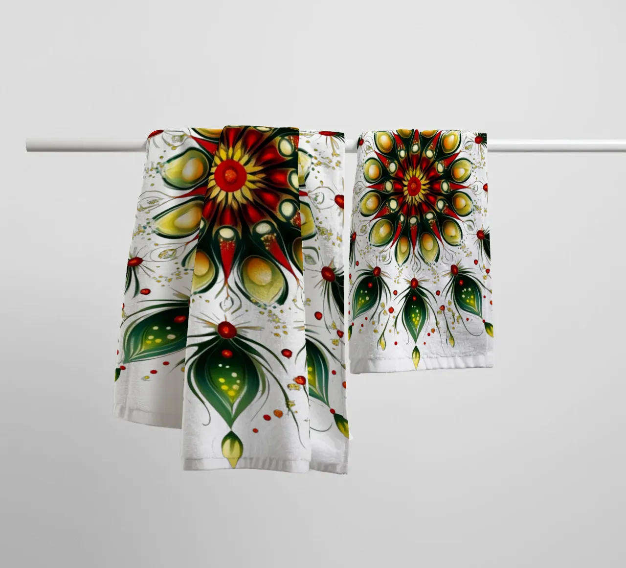Mandala de Noël serviette de bain de Spiritual Touch