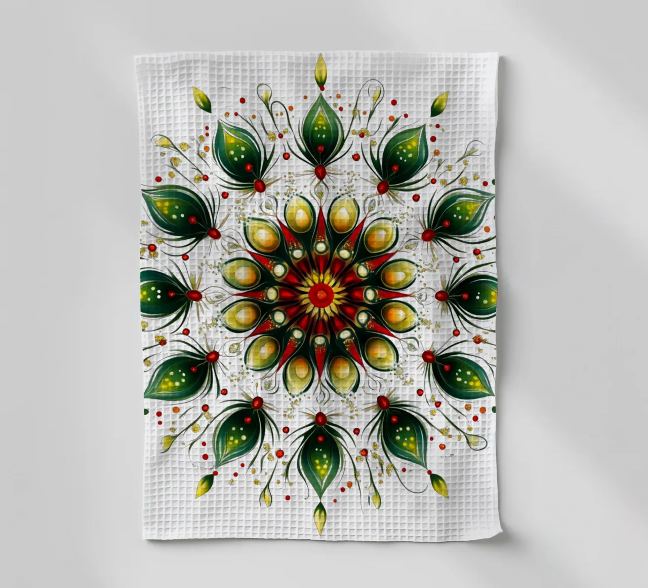 Mandala de Noël torchon de Spiritual Touch