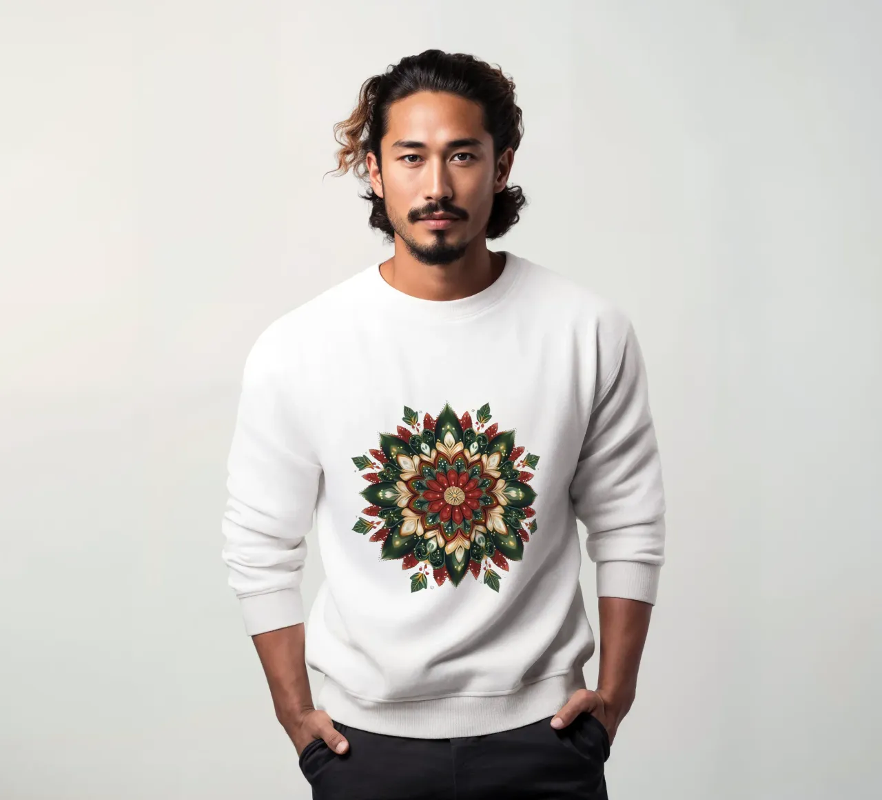 Mandala di Natale felpa da Spiritual Touch