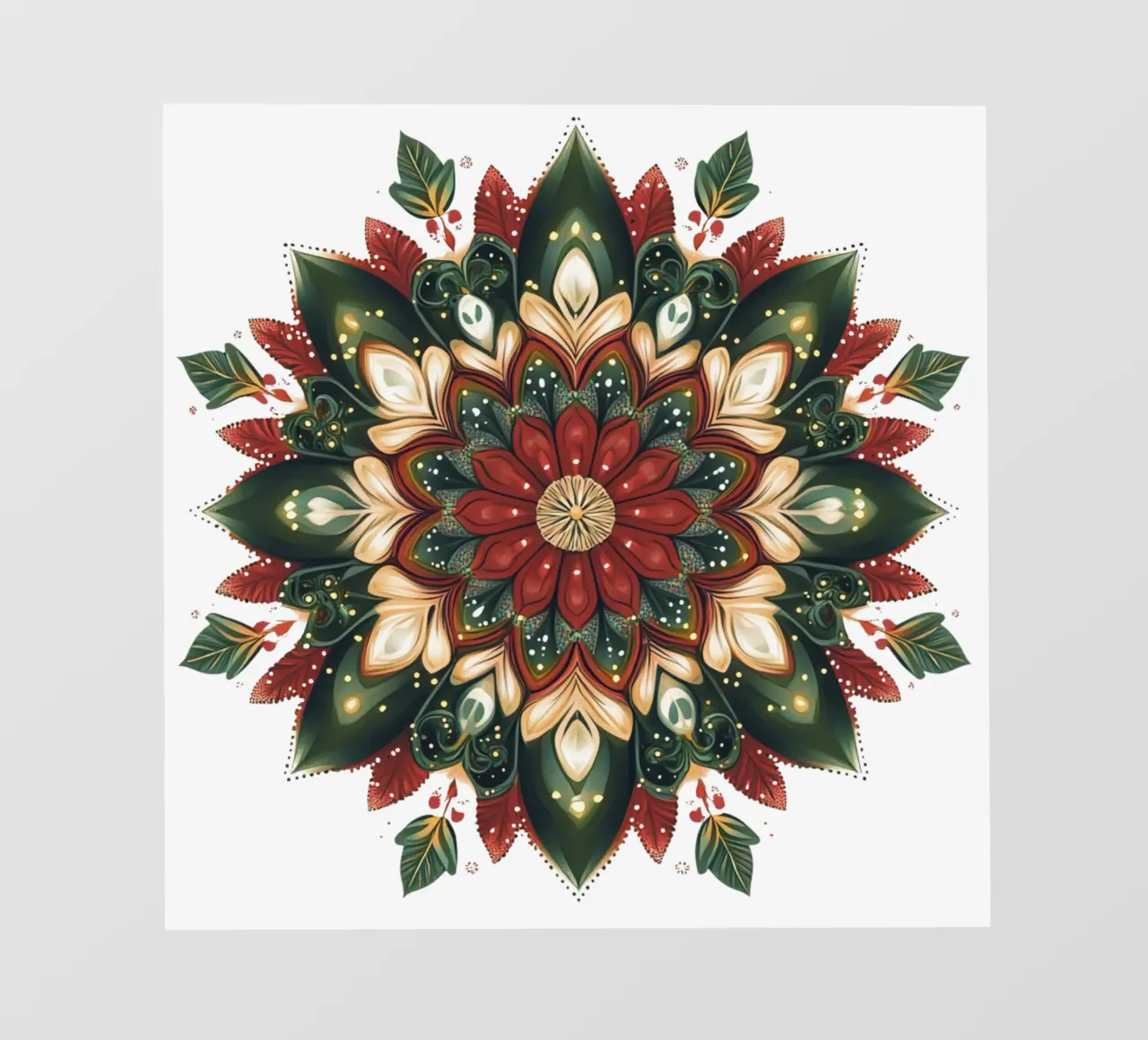 Mandala di Natale pellicola backlit da Spiritual Touch