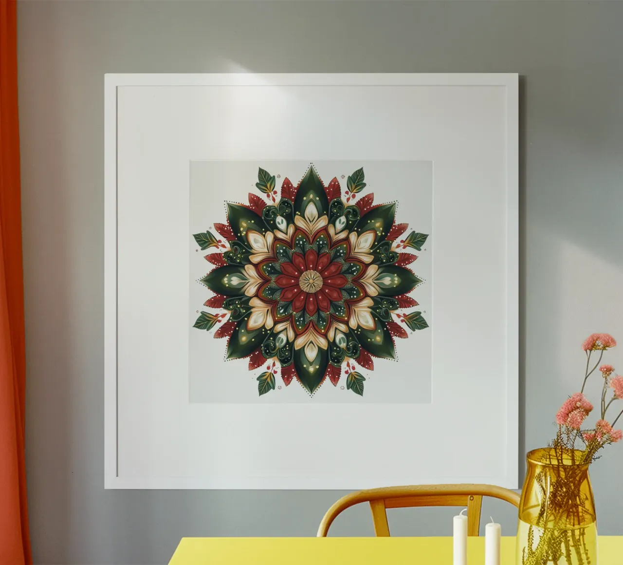 Mandala di Natale poster da Spiritual Touch