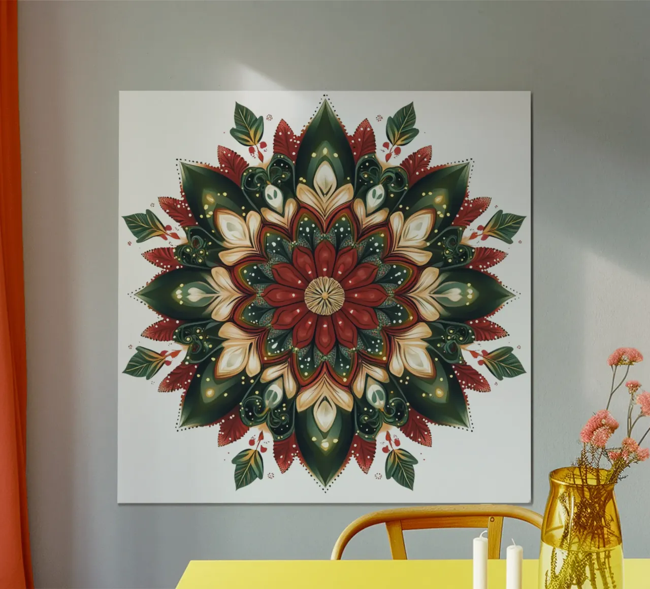 Mandala di Natale poster da Spiritual Touch