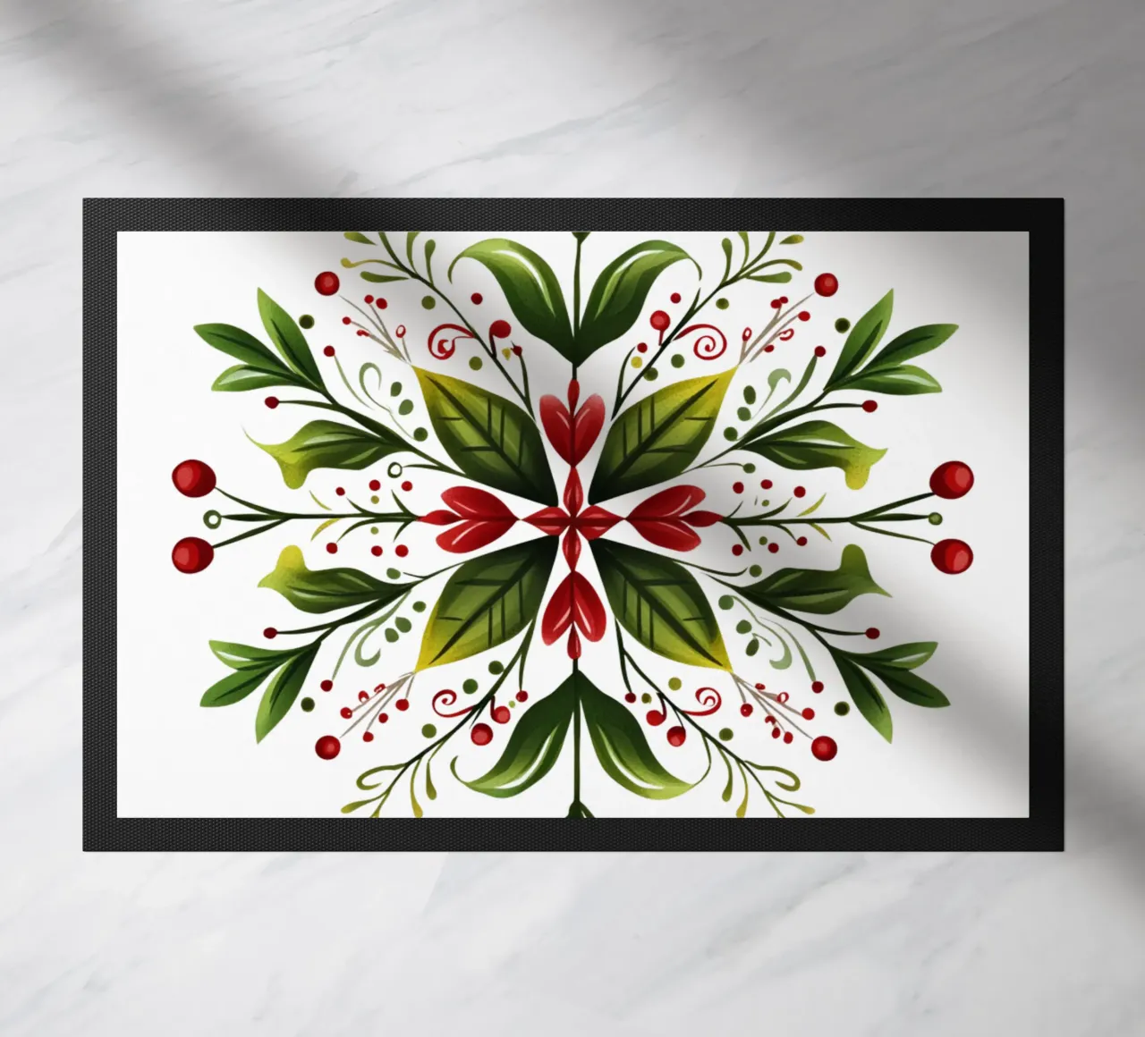 Mandala di Natale zerbino da Spiritual Touch
