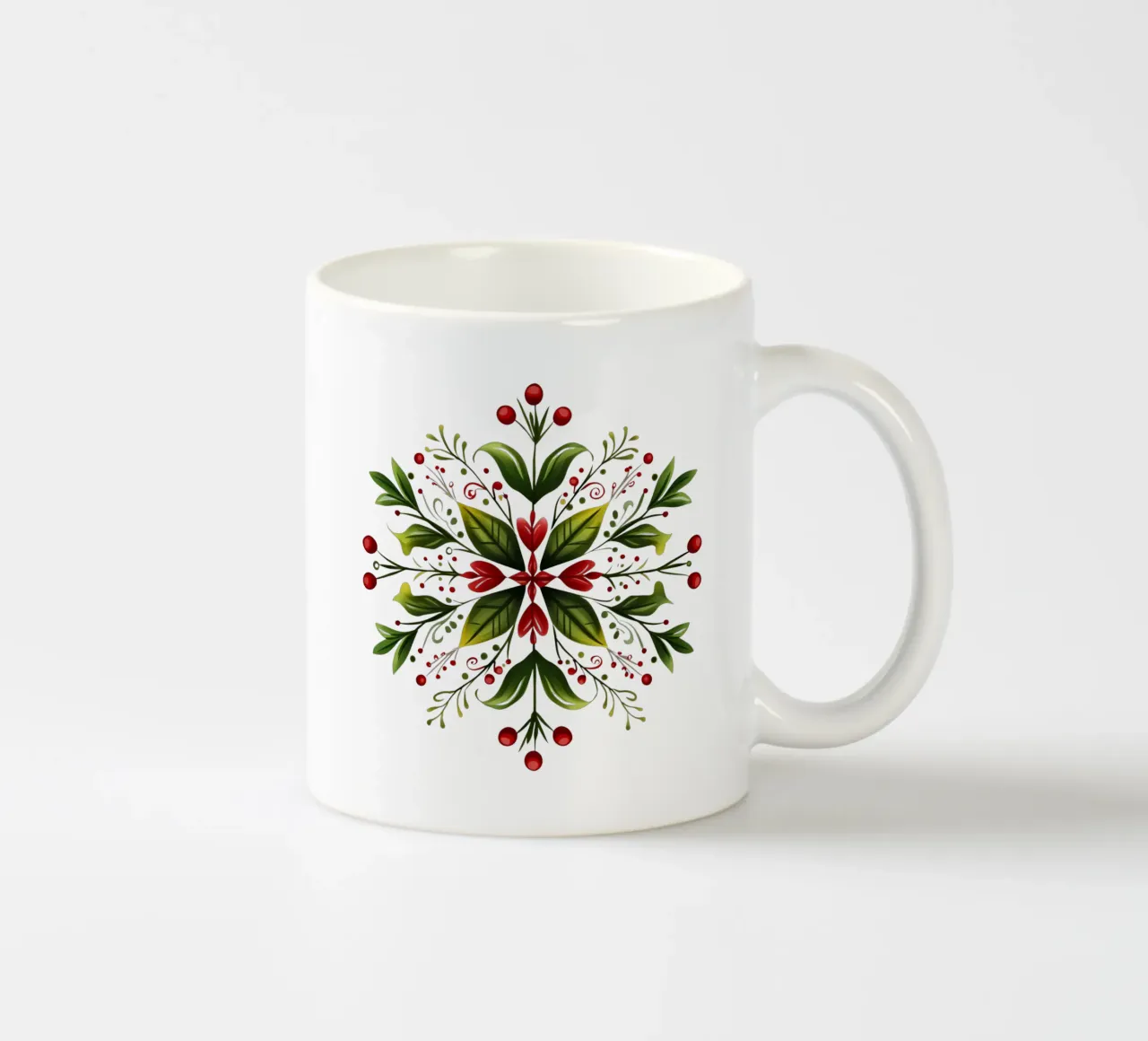 Mandala di Natale tazza in ceramica da Spiritual Touch