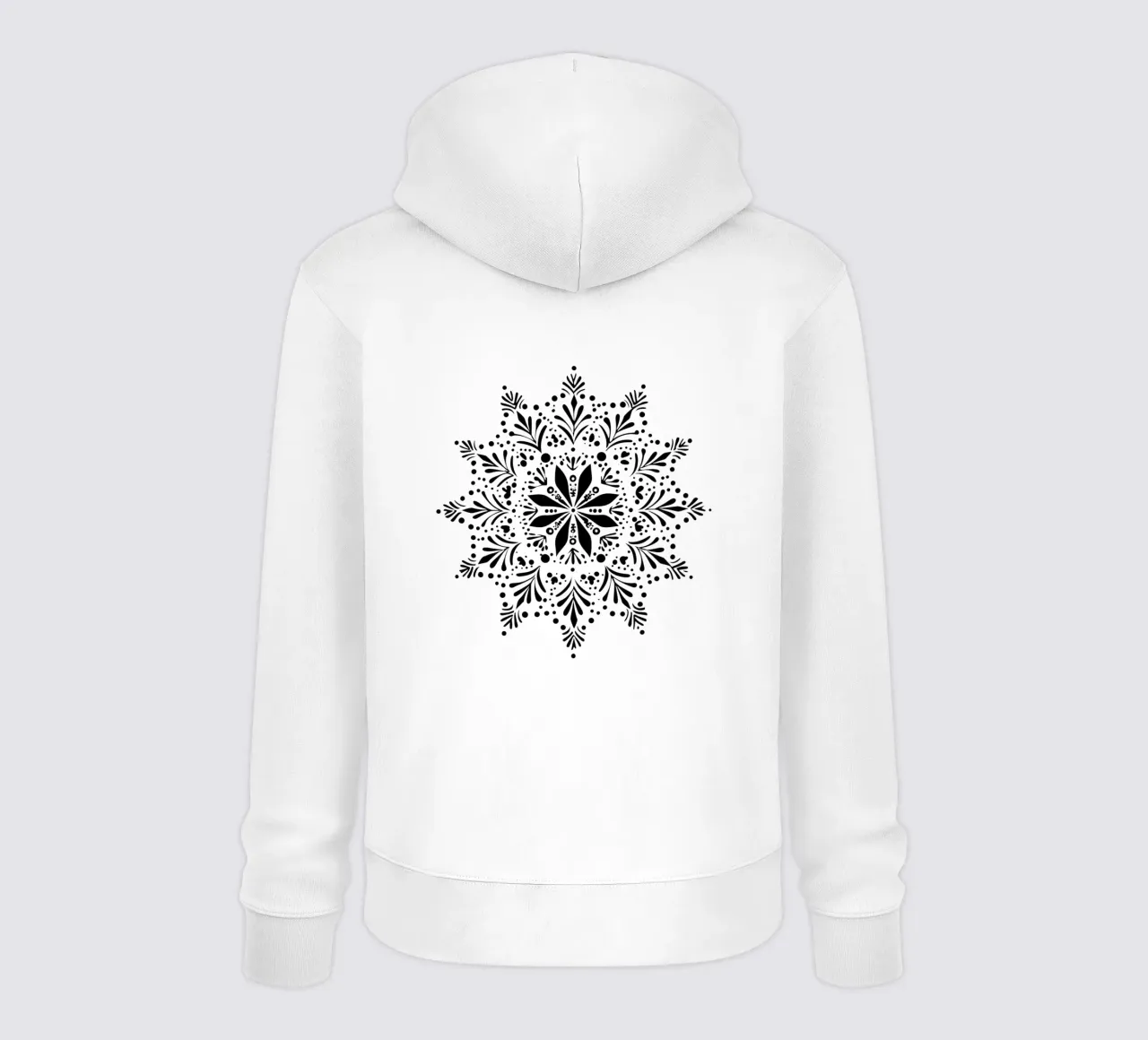 Mandala di Natale felpa con cappuccio da Spiritual Touch