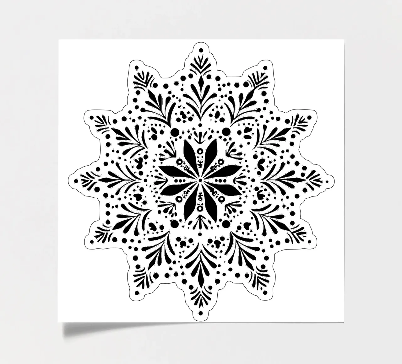 Christmas Mandala sticker sheet by Spiritual Touch