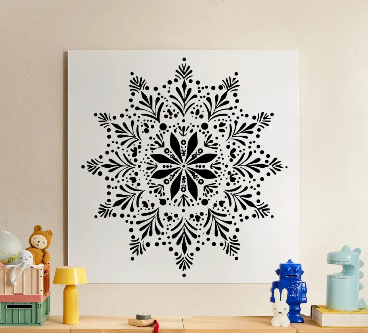 Christmas Mandala acrylic glass by Spiritual Touch