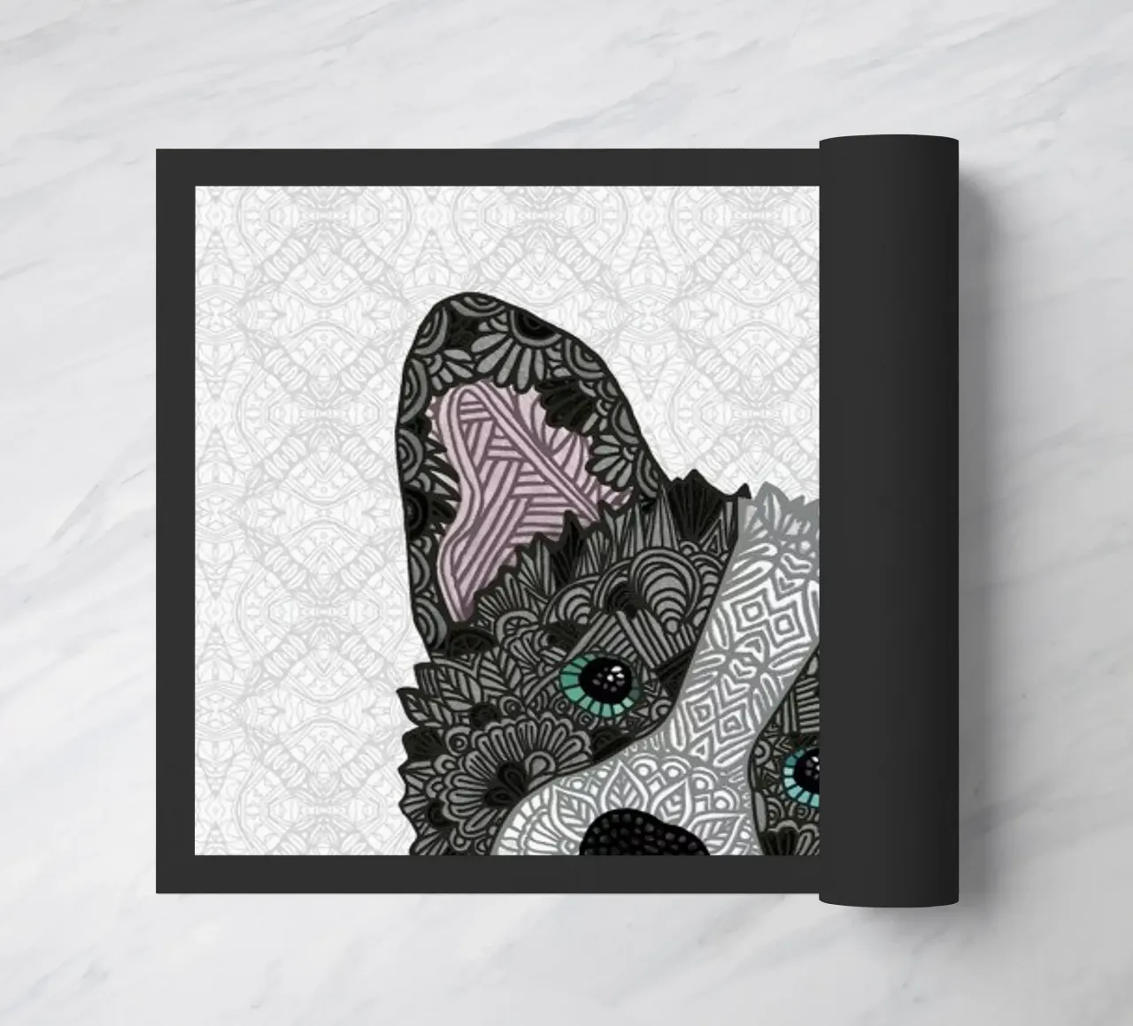 Buster doormat by Angelika Parker