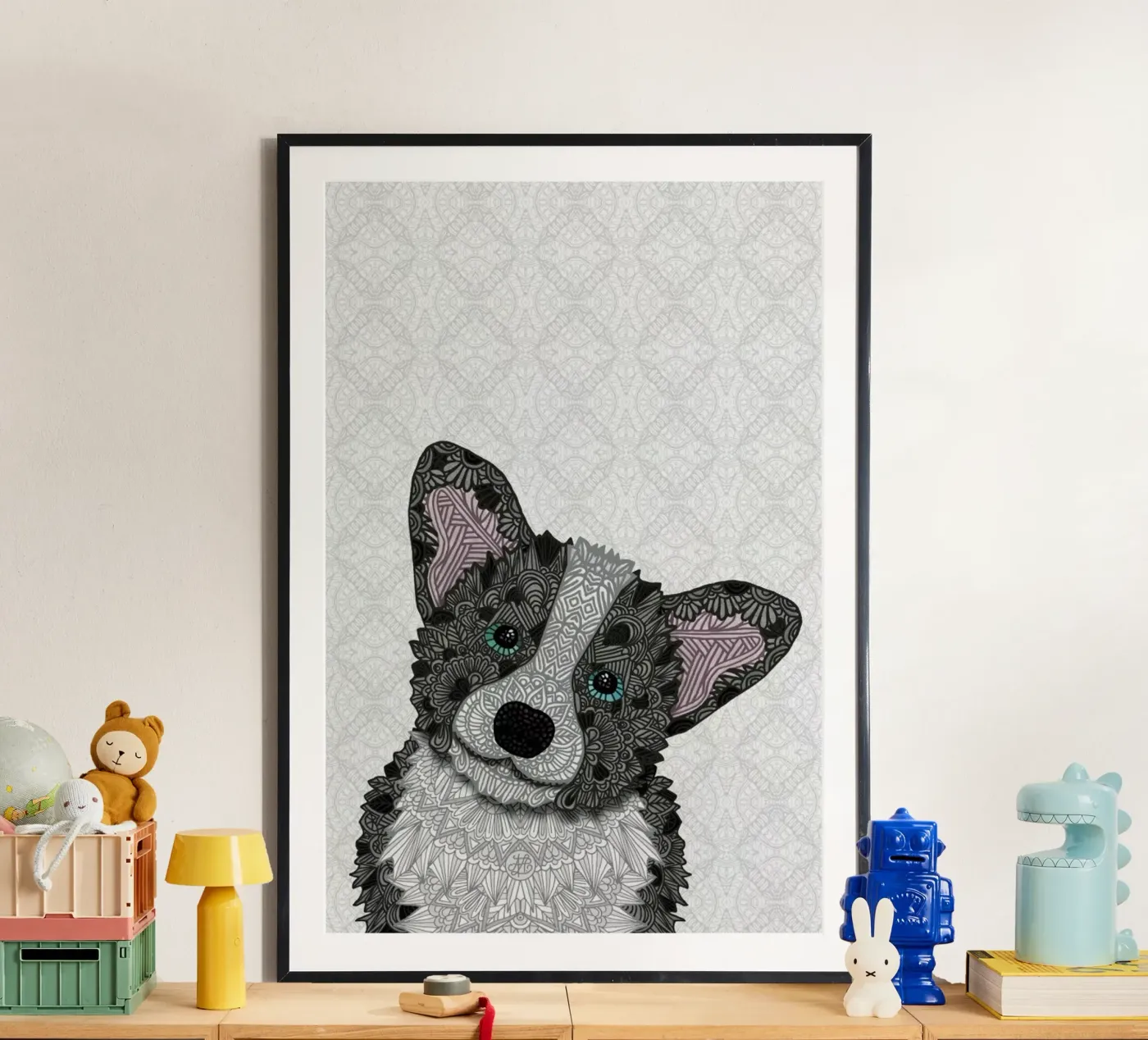 Buster Poster von Angelika Parker