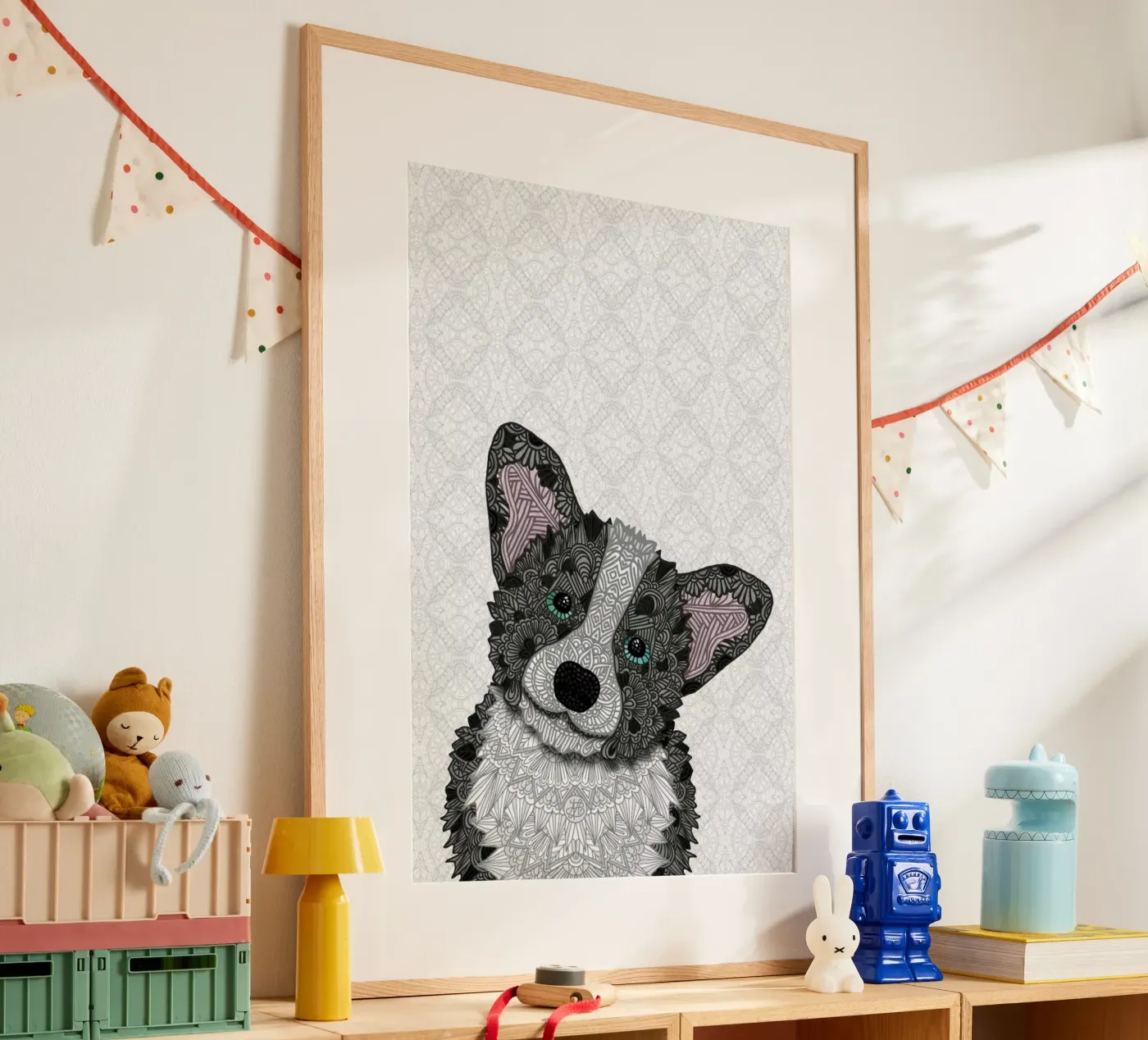 Buster Poster von Angelika Parker