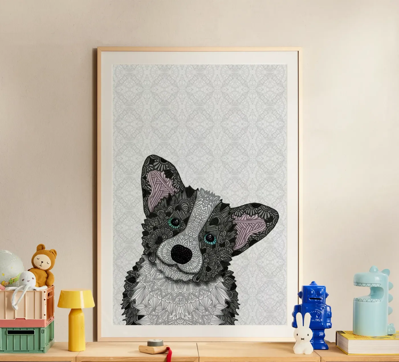 Buster Poster von Angelika Parker