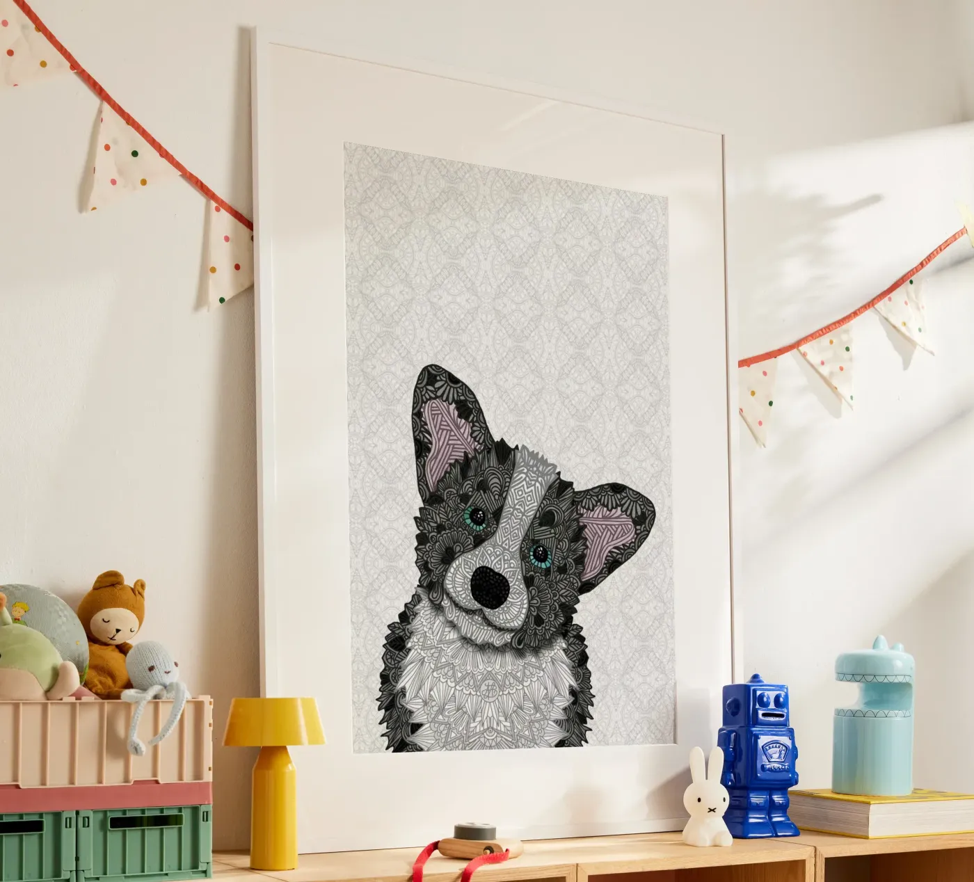 Buster Poster von Angelika Parker