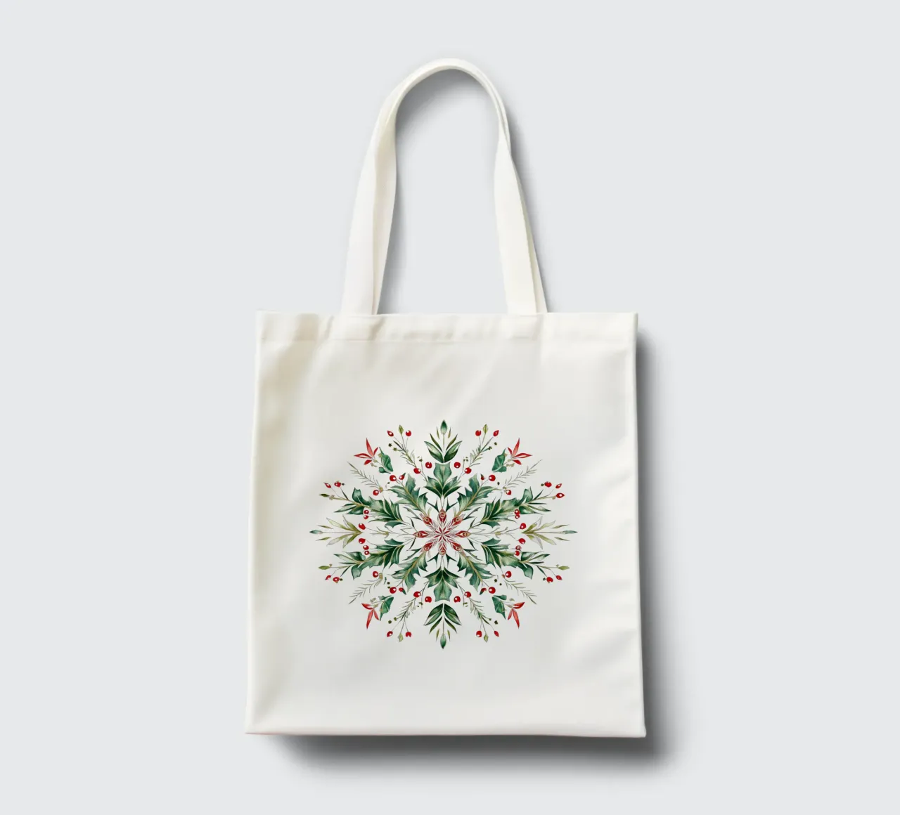 Christmas Mandala tote bag by Spiritual Touch