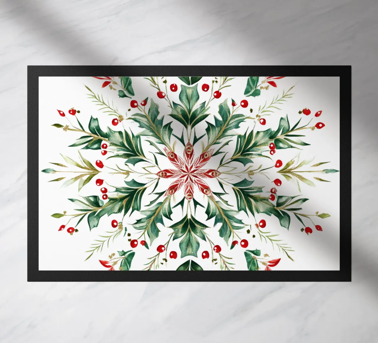 Mandala di Natale zerbino da Spiritual Touch