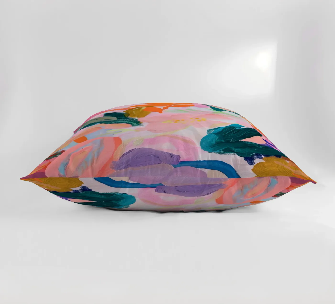 Blume abstrakte bunte Kunstdrucke, abstrakte florale Kunstwerke Kissen von Boheme