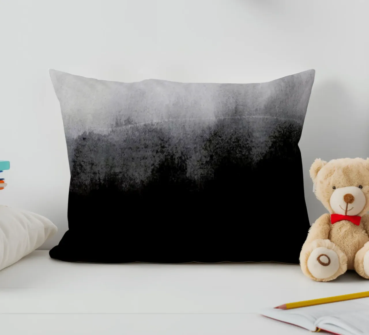 Greyscale Landscape kussen van IRIS LEHNHARDT FINE ART