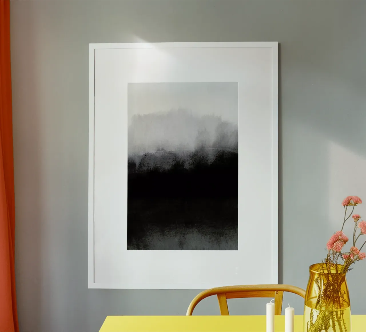 Greyscale Landscape poster da IRIS LEHNHARDT FINE ART