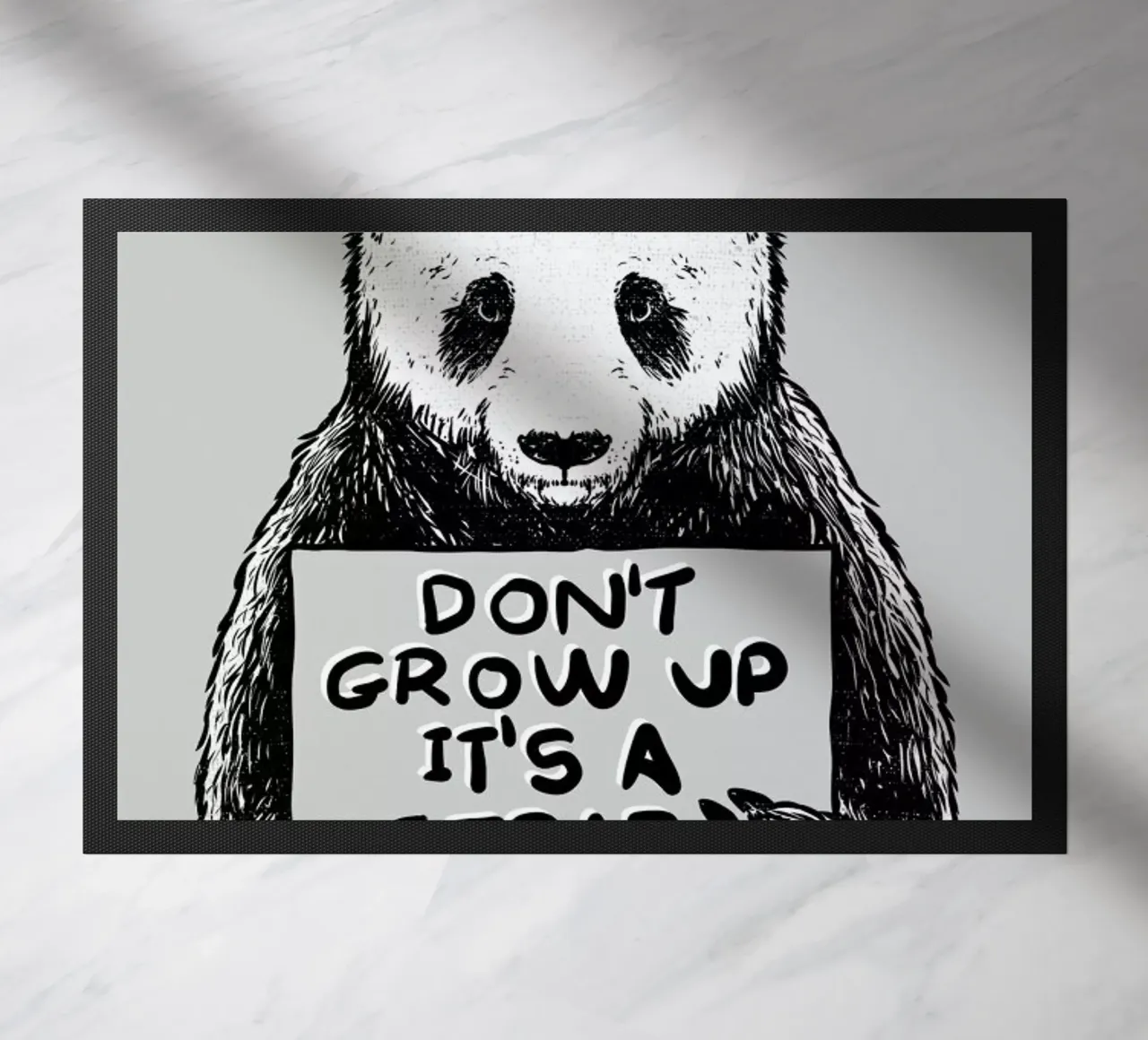 Don't Grow up felpudo de Tobe Fonseca