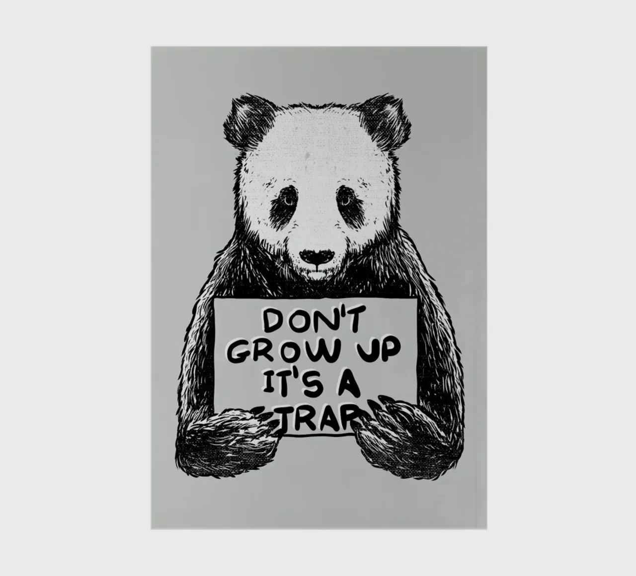 Don't Grow up notebook by Tobe Fonseca