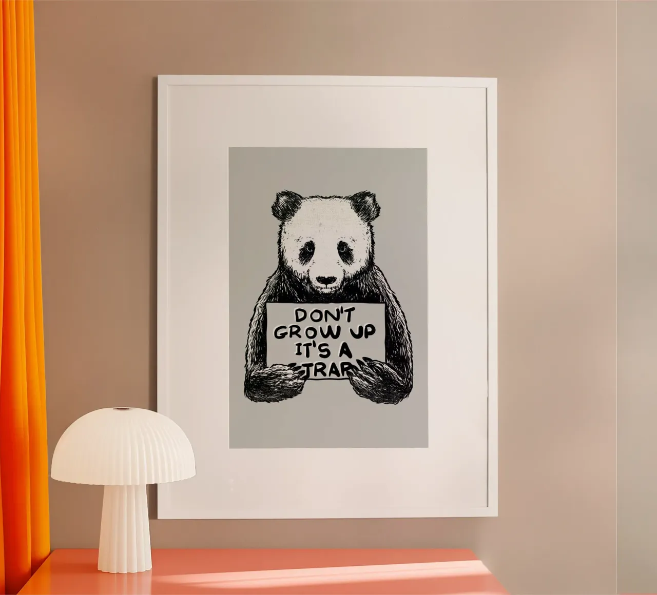 Don't Grow up carta hahnemühle da Tobe Fonseca