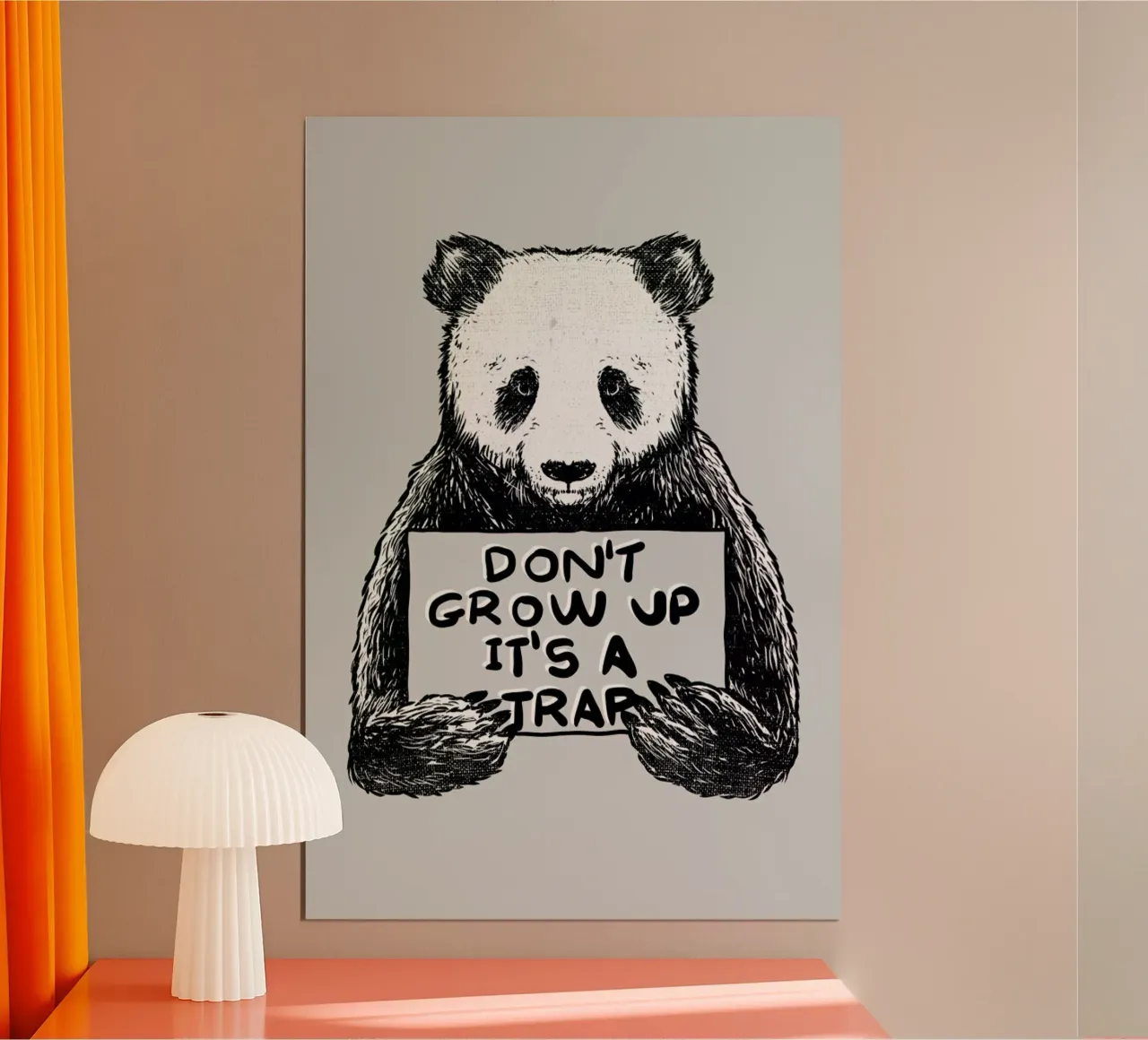 Don't Grow up carta hahnemühle da Tobe Fonseca